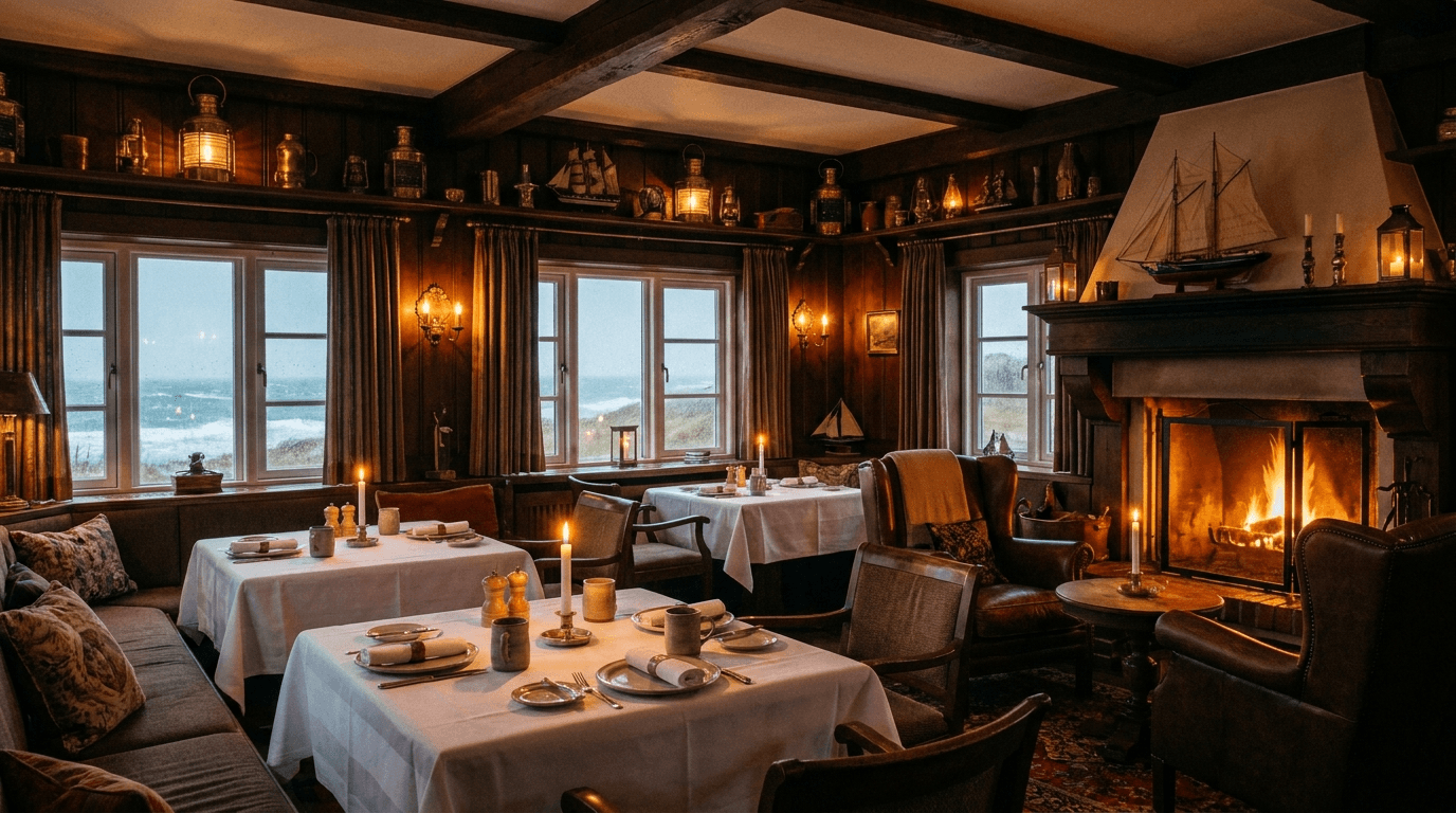 Gemütliches Friesisches Restaurant-Interieur